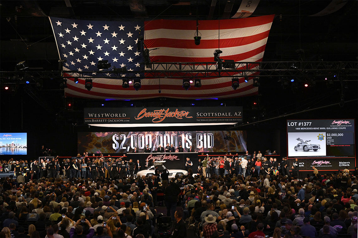 Collector Car Auction Tops $191 Million